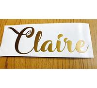 Rachel Personalized Name Decal, Label for Water Bottle/Glass/ Wedding Party, Gift Box (GOLD)