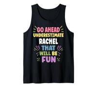 Rachel Personalized Women's Gift Custom Rachel Tank Top