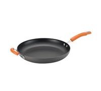 Rachel Ray Classic Brights Black Round Hard Anodised Aluminium Dishwasher Safe Frying Pan 36Cm
