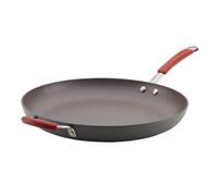 Rachel Ray Classic Brights Black Round Hard Anodised Aluminium Dishwasher Safe Non-Stick Frying Pan 36Cm