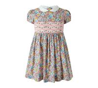 Rachel Riley Ditsy Floral Smocked Dress - Multi - 4y