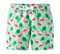 Rachel Riley Green Flamingo Swimshorts - green/pink - 10y