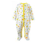 Rachel Riley Oranges & Lemons Babygro - yellow - 0-3m