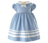 Rachel Riley Oxford Sailor Dress - blue - 12m