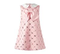 Rachel Riley Peter Pan Collar Sequin Party Dress - pink - 6y