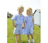 Rachel Riley Sailboat Shirt - blue - 10y
