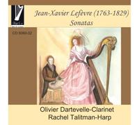 Rachel Talitman / Oliver Dartevelle Lefa¨vre: Sonatas For Harp & Clarinet CD