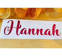 Rachel Water Bottle Name Stickers, Personal Name Tag, Kids Name Decal, Personalized Vinyl Sticker, Personalized Label Decal, Custom Name, Lettering Drinks Bottle Sticker (METTALLIC PLUM)