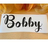 Rachel Water Bottle Name Stickers, Personal Name Tag, Kids Name Decal, Personalized Vinyl Sticker, Personalized Label Decal, Custom Name, Lettering Drinks Bottle Sticker (GLITTERY BLACK)