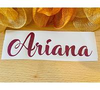 Rachel Water Bottle Name Stickers, Personal Name Tag, Kids Name Decal, Personalized Vinyl Sticker, Personalized Label Decal, Custom Name, School Bottle Name Stickers (2 x 6 inch, Gemstone ROSEQUARTS)