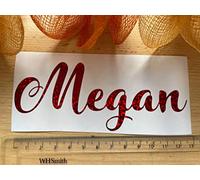 Rachel Water Bottle Name Stickers, Personal Name Tag, Kids Name Decal, Personalized Vinyl Sticker, Personalized Label Decal, Custom Name, Lettering Drinks Bottle Sticker (HOLO RED)