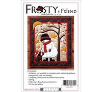 Rachel's Of Greenfield Frosty and Friend Wall Quilt Kit-13-inch x 15-inch, Other, Multicoloured, 3.17 x 13.97 x 22.22 cm