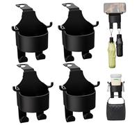 Rachlicy 4Pcs Backseat Cup Holder for Car Multifunctional Back Seat Cup Holder with 2 Different Types of Hooks for Vehicle