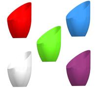 Rachlicy 5 Pieces Replacement Lamp Shades, Horseshoe Lamp Shade, Easy Install Lampshade For floor Lamps, Table Lamps, Vanity, Pendant, Wall and Etc. Home Tools