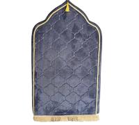 Rachlicy Prayer Mat Thick Soft Flannel Muslim Prayer Rug with Tassel Padded Praying Mat ideal for Daily Salah 26x45in Purple
