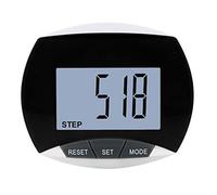 Rachlicy Step Counter 3D Walking Pedometer with Clip and Lanyard Accurate Step with Large Display Black