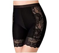 Rachlicy Women Under Dress Shorts Seamless Short Pants Anti Chafing Shorts with Lace Soft Non Slip Mid High Waist Stretch Chub Rub Women's Hipster & Shorts Black XL