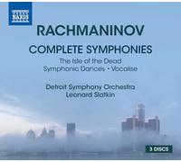 RACHMANINOFF/DETROIT SYMPHONY ORCHESTRA: SYMPHONIES NOS. 1-3 ISLE OF THE DE - CD