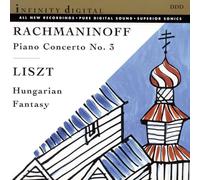 RACHMANINOFF / LISZT - PIANO CONCERTO 3 / HUMGARIAN F - cd - N3z