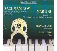 Rachmaninov/Martinu:Cello Sona
