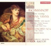 Rachmaninov: Mona Vanna Act 1 / Piano Concerto No. 4