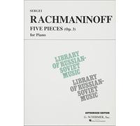 Rachmaninov Sergei 5 Pieces Opus 3 Pf Bk: National Federation of Music Clubs 2014-2016 Selection