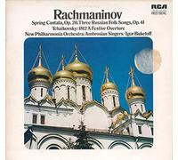 Rachmaninov - Spring Cantata, Op. 20. Three Russian Folk songs, Op. 41 / Tchaikovsky - 1812 A Festive Overture [Vinyl LP]