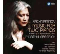 Rachmaninov:works for 2 Pianos - Martha Argerich Compact Disc