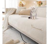 Racib Funny Fuzzy Sofa Cover For Pets Plush,Non Slip Corner Sofa Cover For Dogs2/3/4 Apply To Sofa Covers L Shape Slipcovers Waterproof,A-70x150cm