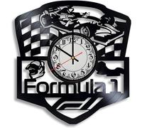 Racing Art Vinyl Wall Clock - Race car Decor, Monaco Grand Prix Art, Racing Team Gift, Race car Room Decor, Checkered Flag Wall Decor
