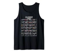 Racing Calendar 2026 - Motorsport Circuits Overview Tank Top