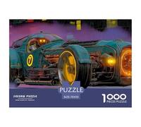 Racing Car 1000 Piece Jigsaw Puzzle Educational Games Classic Cyberpunk Jigsaw Puzzles Beautiful Decoration Puzzle for Travel Gifts,Present 70x50cm/1000pcs