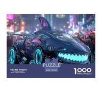 Racing Car 1000 Piece Jigsaw Puzzle Educational Games Classic Cyberpunk Jigsaw Puzzles Puzzle Game for Adults And Kids 70x50cm/1000pcs