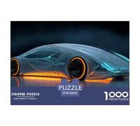 Racing Car 1000 Piece Jigsaw Puzzle Educational Games Classic Cyberpunk Jigsaw Puzzles Unique Challenge Game for Adults And Kids 38x26cm/1000pcs