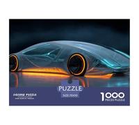 Racing Car 1000 Piece Jigsaw Puzzle Educational Games Creative Cyberpunk Jigsaw Puzzles Color Challenge for Travel Gifts,Present 70x50cm/1000pcs