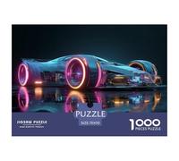Racing Car 1000 Piece Jigsaw Puzzle Educational Games Creative Cyberpunk Jigsaw Puzzles Puzzle Game for Travel Gifts,Present 70x50cm/1000pcs