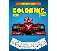 Racing Car Coloring Book Vol 1: 40 High Quality Car Design for Kids of All Ages, Cars coloring book for kids - Best activity books for kids