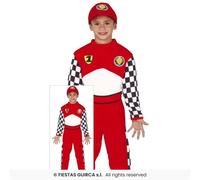 Racing Car Driver Formula Fancy Dress Kids Occupations Racer Rancing Age 3-12