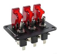 Racing Car for toggle Switch 20A for Ignition Control Racing(3rd Place) | 20A high current rating, 12V system compatible, aluminum front plate, for durable metal construction