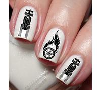 Racing Car Formula Nail Art Decal Sticker