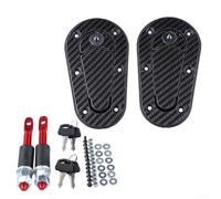 Racing Car Hood Pin Kit Engine Bonnet Lock with Lightweight Construction and Secure Locking Mechanism Using Stainless Steel and ABS Materials (D)