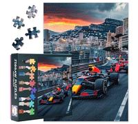 Racing Car Jigsaw Puzzles 1000 Pieces Formula One Car Puzzle for Adults 1000 Pieces with Letters on Back Hard Impossible Difficult Challenging Family Puzzle Sports Competition 20x27inches