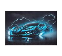 Racing Car Jigsaw Puzzles for Kids 1000 Pieces 3d Wooden Puzzle Decompression Game for Adults Women Girl Educational Game Toys （75×50cm）