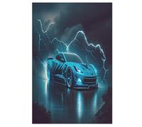 Racing Car Puzzles 1000 Pieces Wooden Jigsaw Puzzle for Adults Brain Exercise Challenge Game Gift for Kids Children Jigsaws （78×53cm）