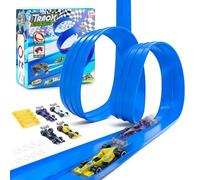 Racing Car Toy, Car Racing Track 5 m Including 4 Cars, 1 Ramp, A Great Gift for Boys and Girls