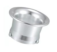 Racing Carb motorcycle carburetor 50/55mm Motorcycle Modified Carburetor Air Filter Cup Fit For Keihin OKO KOSO PWK Wind Cup Horn Cup(Silver 55mm)