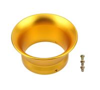 Racing Carb Motorcycle Modified Carburetor Air Filter Cup The Wind Cup Horn Cup FIT For PWK Keihin 32 34 36 38 40 42mm Carburettor Kit(63mm Gold)