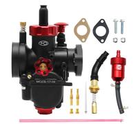 Racing Carb PE17mm Carburetor with Filter Choke Kit Fit 80cc 90cc100cc Flange Motorcycle Engine For Dirt Pit Bike Mini Bike Motocross (PE17mm)