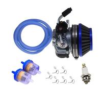 Racing Carburetor With Air Filter For 2 Stroke Engine Gas Motor Motorized Moto Bike For 49cc 50cc 66cc 80cc 100cc Motorcycle Carburetor(BLUE)