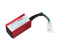 Racing CDI Box 5 Pin Ignition Control Module for 90cc 140cc Quad Kart Pit Bike Motorcycle Horizontal Engine Chinese Scooter Speed Limit Aluminum Alloy Red